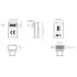 Goobay Winkel-Adapter / Verbinder 90� L-Form l�ngs f�r HUAWEI Mate X7 von USB-C Stecker auf USB-C Buchse, Farbe: Silver, Abbildung 7