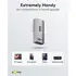 Goobay Winkel-Adapter / Verbinder 90� L-Form vertikal f�r HUAWEI Mate X7 von USB-C Stecker auf USB-C Buchse, Farbe: Silver, Abbildung 5