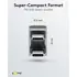 Goobay Winkel-Adapter / Verbinder 180� U-Form f�r HUAWEI Mate X7 von USB-C Stecker auf USB-C Stecker, Farbe: Silver, Abbildung 1