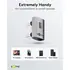 Goobay Winkel-Adapter / Verbinder 180� U-Form f�r HUAWEI Mate X7 von USB-C Stecker auf USB-C Stecker, Farbe: Silver, Abbildung 4