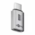 Goobay Adapter / Verbinder von USB-C Stecker auf USB-C Buchse, Farbe: Silver