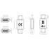 Goobay Adapter / Verbinder f�r HUAWEI Mate X7 von USB-C Stecker auf USB-C Stecker, Farbe: Silver, Abbildung 3