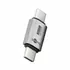 Goobay Adapter / Verbinder von USB-C Stecker auf USB-C Stecker, Farbe: Silver