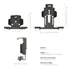 Arkon einstellbarer Tablet Halter f�r LENOVO Legion Tab Gen. 5 (2026), Metall-Rahmen, abschlie�bar, passend f�r den Sitzschienenhalter, Abbildung 4
