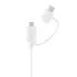 EP-DG930DW Combo Daten- / Ladekabel (USB-A auf USB-C / Micro-USB) f�r SAMSUNG Galaxy Tab Active 5 Pro, White, 1.5m, Abbildung 1