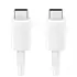 EP-DN975 Daten- / Ladekabel f�r SAMSUNG Galaxy Tab Active 5 Pro, White, 1m, USB-C auf USB-C, PD Schnellladung bis 100W, Abbildung 1
