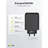 Goobay USB Ladeger�t 230V f�r APPLE iPhone Xs MAX, 2x USB-C, 36W, Black, Abbildung 5