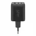 Goobay GaN USB Ladeger�t 230V f�r APPLE iPhone Xs MAX, 2x USB-C + 1x USB-A, 65W, Black, Abbildung 1