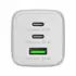 Goobay GaN USB Ladeger�t 230V f�r APPLE iPhone Xs MAX, 2x USB-C + 1x USB-A, 65W, White, Abbildung 4