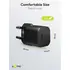 Goobay GaN USB Ladeger�t super-nano 230V f�r APPLE iPhone Xs MAX, 1x USB-C, 20W, Black, Abbildung 3