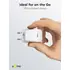 Goobay GaN USB Ladeger�t super-nano 230V f�r APPLE iPhone Xs MAX, 1x USB-C, 20W, White, Abbildung 1