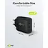 Goobay GaN USB Ladeger�t 230V f�r TOMTOM GO Camper Max (2.Gen.), 1x USB-C + 1x USB-A, 45W, Black, Abbildung 4