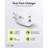 Goobay GaN USB Ladeger�t 230V f�r APPLE iPhone Xs MAX, 1x USB-C + 1x USB-A, 45W, White, Abbildung 3