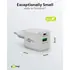 Goobay GaN USB Ladeger�t dual nano 230V f�r APPLE iPhone Xs MAX, 1x USB-C + 1x USB-A, 20W, White, Abbildung 2