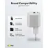 Goobay GaN USB Ladeger�t dual nano 230V f�r APPLE iPhone Xs MAX, 1x USB-C + 1x USB-A, 20W, White, Abbildung 4