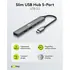Goobay Slim HUB 5-Port / Multiport Adapter USB-C auf 3x USB-A + 2x USB-C, Abbildung 1
