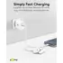 Goobay USB GaN Ladeger�t Dual 230V f�r APPLE iPhone Xs MAX, 1x USB-A + 1x USB-C, 30W, White, Abbildung 4