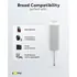 Goobay USB GaN Ladeger�t Dual 230V f�r APPLE iPhone Xs MAX, 1x USB-A + 1x USB-C, 30W, White, Abbildung 5