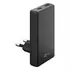 Goobay GaN USB Ladeger�t 230V , 2x USB-C, 65W , 90�, Flat, Black