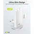 Goobay GaN USB Ladeger�t 230V f�r APPLE iPhone Xs MAX, 2x USB-C, 65W , 90�, Flat, White, Abbildung 4