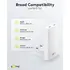 Goobay GaN USB Ladeger�t 230V f�r APPLE iPhone Xs MAX, 2x USB-C, 65W , 90�, Flat, White, Abbildung 6