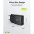 Goobay GaN USB Ladeger�t dual slim 230V f�r APPLE iPhone Xs MAX, 1x USB-C + 1x USB-A, 25W, Black, Abbildung 2