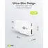 Goobay GaN USB Ladeger�t dual slim 230V f�r APPLE iPhone Xs MAX, 1x USB-C + 1x USB-A, 25W, White, Abbildung 2