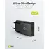 Goobay GaN USB Ladeger�t dual slim 230V f�r APPLE iPhone Xs MAX, 1x USB-C + 1x USB-A, 30W, Black, Abbildung 2