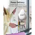 Goobay GaN USB Ladeger�t dual slim 230V f�r APPLE iPhone Xs MAX, 1x USB-C + 1x USB-A, 30W, White, Abbildung 4