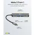 Goobay Slim HUB 5-Port / Multiport Adapter USB-C auf 2x USB-C + 2x USB-A + 1x HDMI, Abbildung 2
