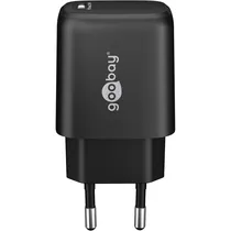 Goobay GaN USB Ladeger�t 230V , 1x USB-C, 25W, Black, Abbildung 1