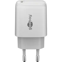 Goobay GaN USB Ladeger�t 230V , 1x USB-C, 25W, White, Abbildung 1