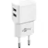 Goobay Ladeger�t 230V f�r APPLE iPhone Xs MAX, inkl. Lightning Daten + Ladekabel, 12W, 2-teilig, White, Abbildung 1
