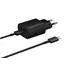 EP-TA800 Schnellladeger�t 230V mit USB-C Ladekabel f�r SAMSUNG Galaxy Tab Active 5 Pro, 2-teilig, Black, 25W