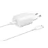 EP-TA800 Schnellladeger�t 230V mit USB-C Ladekabel f�r SAMSUNG Galaxy Tab Active 5 Pro, 2-teilig, White, 25W