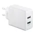 Goobay QC 3.0 USB Schnellladeger�t 230V f�r APPLE iPhone Xs MAX, 2x USB-A, 28W, White, Abbildung 1