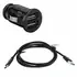 Goobay KFZ Ladekabel, 12/24V , USB-C mit langem Stecker , 2.4A, Black