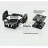 KRAM Fix2car passiver Halter , Universal (39 bis 82mm) , zum festen Einbau, mit 4-Loch Raster-Sockel, Abbildung 10