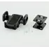 KRAM Fix2car passiver Halter , Universal (39 bis 82mm) , zum festen Einbau, mit 4-Loch Raster-Sockel, Abbildung 9