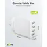 Goobay Quad USB Ladeger�t 230V f�r BECKER Professional 6SL, 4x USB-A, 30W, White, Abbildung 2