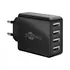 Goobay Quad USB Ladeger�t 230V f�r BECKER Professional 6SL, 4x USB-A, 30W, Black