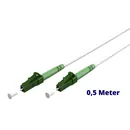 Goobay Glasfaserkabel (FTTH), 0.5m, Singlemode (OS2), LC-APC Stecker beidseitig, white