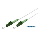 Goobay Glasfaserkabel (FTTH), 10m, Singlemode (OS2), LC-APC Stecker beidseitig, white
