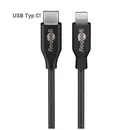 Goobay Daten- / Ladekabel Lightning auf USB-C f�r APPLE iPhone 13, Black, 1m