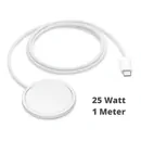 MX6X3ZE/A, MagSafe Ladekabel f�r APPLE iPhone 12 Mini, 25 Watt, USB-C auf kabelloses MagSafe / Qi2 Ladesystem