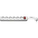 Goobay Steckdosenleiste, 5m, 6x Anschl�sse, AN/AUS Schalter, White