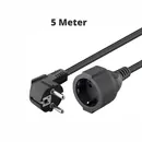 Goobay Strom Verl�ngerungs-Kabel, 5m, bis 16A, Black