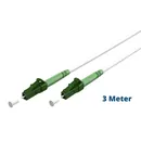 Goobay Glasfaserkabel (FTTH), 3m, Singlemode (OS2), LC-APC Stecker beidseitig, white