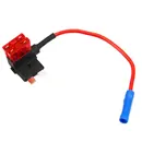 Y Flachsicherungsadapter Standard MIDI (ATO / FK2 / FKS / TF), mit Abgriff, 10cm Leitung, Sicherung: 10 Amp