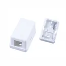 Goobay Keystone-Leergeh�use, 1-fach, white